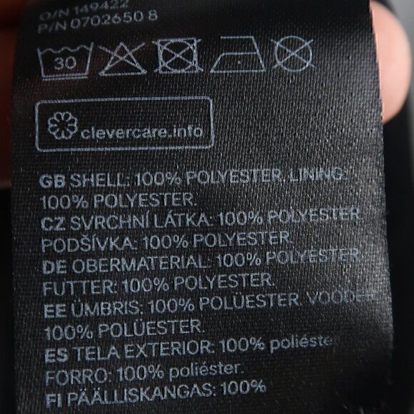 H&M BLACK FLORAL LONG SLEEVE MOCK NECK MIDI SHIFT DRESS SIZE 4 - Picture 3 of 9